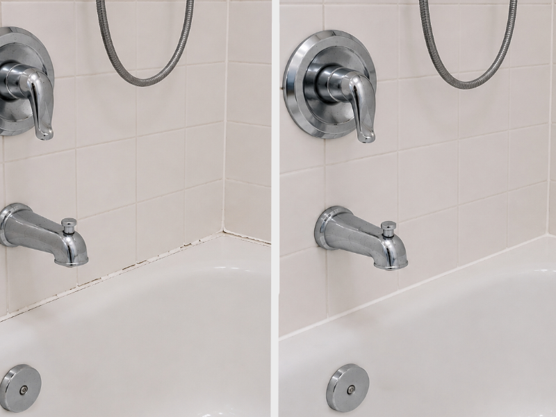 Before and after pairing showing real change